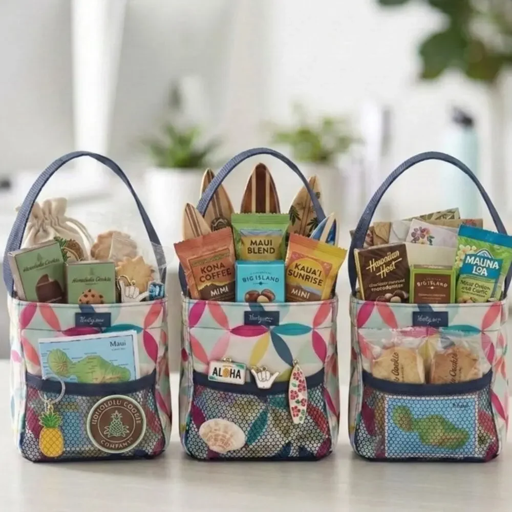 Thirty-One Littles Carry-All Caddy Geometric Print Organizer Tote